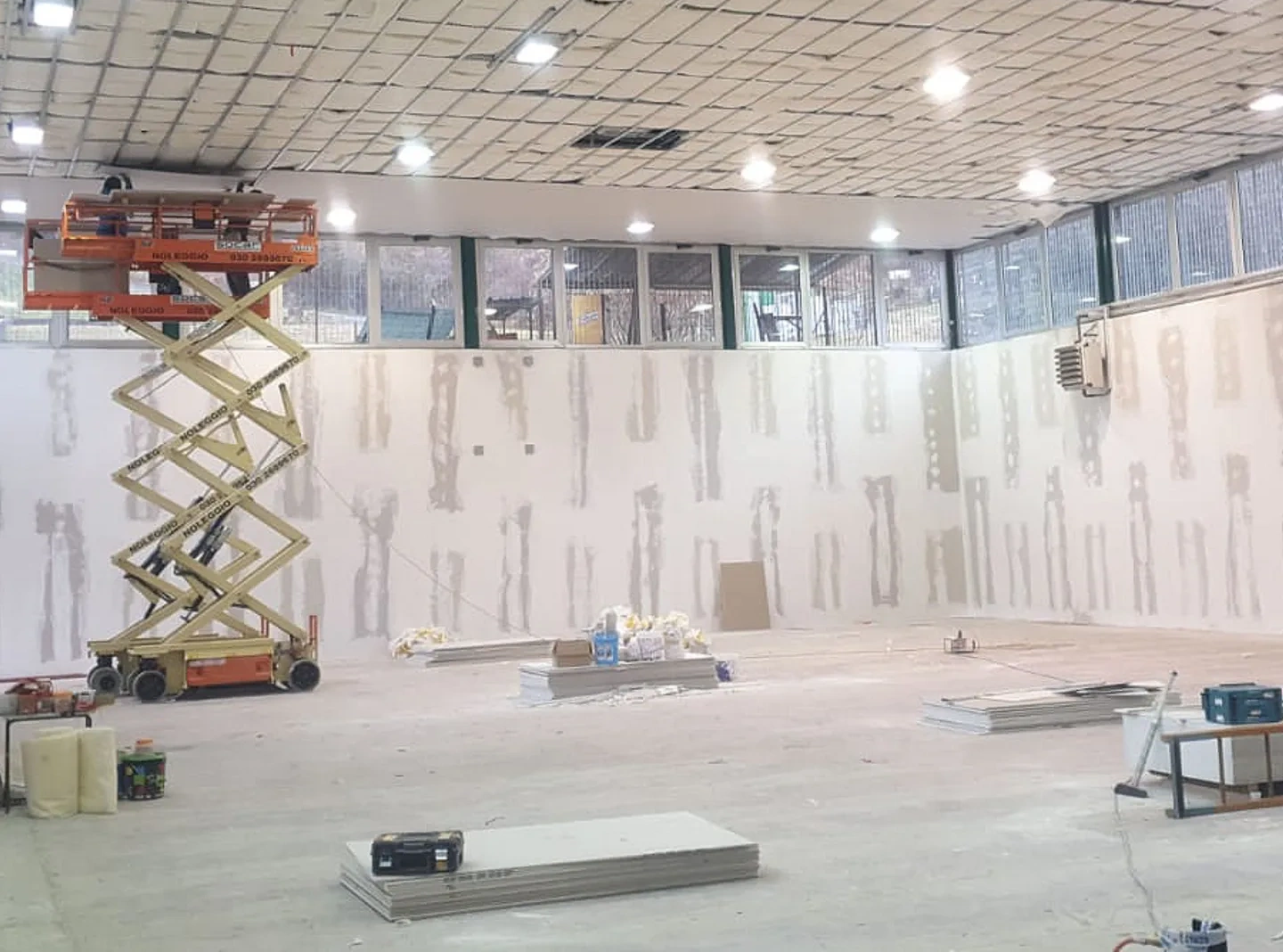 Montaggio struttura metallica cartongesso - Serventi Brescia